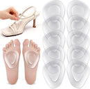Shynek 10 Pack Metatarsal Pads for Foot Ball of Foot Cushions for Heel, Soft Gel Self Adhesive Foot Pad Insoles Forefoot and Sole Support, Pain Lessen Metatarsalgia Morton's Neuroma for Women and Men - White-10pack — 1