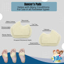 Dr. Jill's Foot Pads, Latex Free, YJ30-4055, Sesamoid Pad Skived 1/4" Felt -Right- (12 Pack) Dancers Pad 3