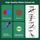 SILENART Liquid Chalk Markers - 8 Vibrant Colors - Chalkboard Markers for Blackboard Glass Window Car Dry Erase Board Acrylic Calendar Board Whiteboard- Wet Erase | Multicolor | 3mm Tip - 8 Pack — 7