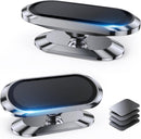 【2-PACK】Magnetic phone holder for Car Dash Magnetic Car Mount for iphone | Silver photo 1