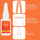 Wood Glue,90g Clear Carpenter Glue,Super Glue for Wood, Fast Drying Wood Glue for Craft, Metal,Furniture, Wood, and… — 7