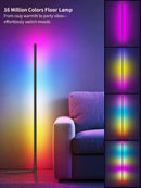 Tyute LED Corner Floor Lamp, 68+ Scenes, 16 Million Colors Corner Light with App & Remote Control, Smart RGB Ambient… — 2