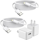 iPhone Charger, 10FT 2 Pack Long Lightning Cable【Apple MFi Certified】10Foot 4