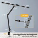 Micomlan Led Desk Lamp with Clamp, Architect Desk Lamp for Home Office with Atmosphere Lighting, 24W Ultra Bright… — 3