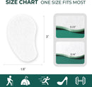 Welnove Ball-of-Foot Cushions for Women Men - 1/8" and 1/4" Thick - Felt Metatarsal Pads for Forefoot Support - Soft Foot Pads for Metatarsalgia, Morton’s Neuroma, Fit for High Heels,Shoes(4 Pairs) 7