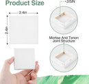 ESRICH Mini Canvas 40Pack 2.4x2.4inch, 2/5''Profile Art Primed Mini Canvases for Painting, Tiny Painting Canvas for Kids and Art Supplies. | 2.4x2.4in-40 Packs — 2