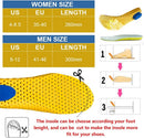 XINIFOOT 3 Pairs Elastic Shock Absorbing Shoe Insoles Breathable Honeycomb Sneaker Inserts Sports Shoe Insole Replacement Insoles for Men - Yellow — 2