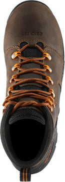 Danner Women's Vicious 4" Work Boot - Brown/Orange — 5