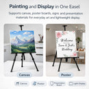 NS JYMB Easel Stand for Sign and Painting, 17-66 Inch Adjustable, Black | 66Black 1pack — 4