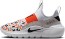 Nike Kids' Flex Runner 4 Running Shoes - Boys Girls Toddler Baby Sneakers - White/Black/Safety Orange/Vast Grey — 1