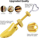 LANNEY Shoe Stretcher for Women & Men Wide Feet - Premium Shoe Expander Widener Stretch Length Width | Yellow — 2
