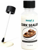 Cork Sealer with Brush Applicator - Waterproof Sealant for Cork Footbeds & Sandals, Prevents Cracking, Drying (30, Milligrams) — 1