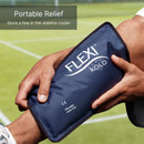 FlexiKold Gel Soft Flexible Ice Packs for Injuries - Reusable Freezer Cold Pack, Cold Compress & Cooling Gel Pad for Face, Shoulder, Hip, Leg, Arm, Ankle & Foot Injury - Medium - 7.5” x 11” — 4