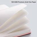 RETTACY Blank Journal Notebook, 192 Pages, A5 Medium Size (5.7'' x 8.3'') | Unlined | Pink — 3