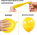 Yellow Balloons 110Pcs, 5 Inch Small Yellow Latex Party Balloons, Mini Thick Yellow Balloons for Birthday Wedding Baby Shower Decorations. | 5inch(small) | B08-yellow — 3