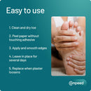 Compeed Corn Medium Size Plasters, 10 Hydrocolloid Plasters, Foot Care, Fast Natural Corn Removal, Dimensions: 1.7 cm x 6.0 cm 6