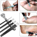 36 Pcs Callus Shaver for Feet Set, (1Stainless Foot File &1 Foot File Heads & 30 Replacement Slices Blades & 4 Pedicure Knife), Professional Callus Remover for Feet Tools for Wet and Dry Feet — 5