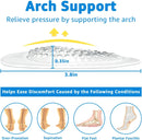 Arch Support Insoles for Flat Feet, Crystal — 2