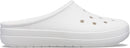 Crocs Unisex Adult Classic Low Profile Lightweight Slip-On Clogs – White — 5