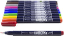 Tombow 56429 Fudenosuke Colors Brush Pens, 10-Pack. Hard Tip Fudenosuke Brush Pens in Assorted Colors for Calligraphy and Art Drawings | 1 Count (Pack of 10) — 3