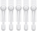 AIXMEET 1 Pair / 5 pairs No Tie Shoe Laces for adults, Elastic Shoe laces,shoelaces tieless, no tie shoelace for kids | Pure White — 1