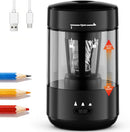 Electric Pencil Sharpener for Classroom, Fully Automatic, Black — 1