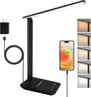 shinelife LED Desk Lamp for Office Home, Bright Desk Light with USB Charging Port, Adjustable Dimmable Desk Lamps 5… — 1