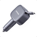 Anker 75W Fast Charging USB C Car Charger with Retractable Built-in Cable photo 1
