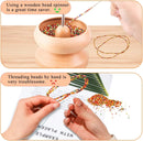 hobbyworker Upgrade Wooden Bead Spinner with 2 Pcs Big Needles,8000 Pcs Seed Beads and 1 Surprise Gift Pack for… — 6