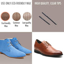 [2 Pairs] Pack Waxed Round Oxford Shoe Laces |