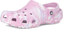 Crocs Unisex Adult Classic Marbled Tie-dye Clogs – Hydrangea/Multi — 7