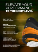 Running & Sport Insoles for Men & Women - Athletic Sneaker Inserts - Black — 5