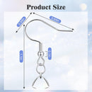 Earring Hooks 50 PCS/25 Pairs, Stainless Steel Ear Wires Fish Hooks — 2