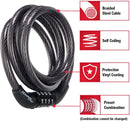 Master Lock Cable Bike Lock 4' 5/16" 2-Pack, 8143T | 4' x 5/16" — 3