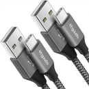 etguuds USB to USB C Cable 3ft, 2-Pack USB A to USB C Charger Cord Type C photo 1