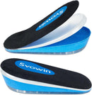 Svowin 3 Layers Adjustable Heel Wedge Lift for Leg Length Discrepancies, Height Increase Insoles for Heel Pain, Achilles Tendonitis, Gel Shoe Heel Cushions Cups for Men and Wowen(Large) — 1