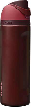 Owala FreeSip Stainless Steel Water Bottle 24 oz Black Cherry — 4