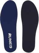 Run 619 Zero Drop Shoe Insoles | Regular Width | 3mm Firm Flat Inserts — 8