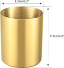 Gold Pen Holder for Desk,304 Stainless Steel Pen Cup,Pencil Cup — 6