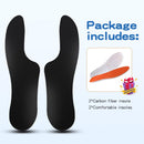 Morton's Extension Insert Orthotic Carbon Fiber Insole Rigid Turf Toe Plate for Men Women for Morton's Toe Turf Toe Hallux Rigidus Arthritis Limitus (1 Pair, 11.25” - Men's 11 / Women's Size 12) — 3