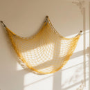 2 Pack Fish Net Decorations for Party,Natural Cotton Hawaiian Party Fishing Net Decorative, Nautical Themed Cotton Fishnet Under The Sea Pirate Ocean Beach Decor | 2pack-yellow — 6