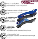 PowerStep Pinnacle Maxx Orthotic Insoles, Maximum Stability & Comfort, Firm & Flexible Angled Heel, Flat Feet & Overpronation, Heavy Duty Shoe Inserts for Men & Women, Made in USA - Maroon — 3