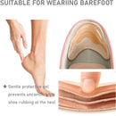 VivoFoot 4 Pairs Anti-Slip Heel Grips for Shoes Too Big, Gel Heel Liners & Pads for Loose Shoes, Self-Adhesive Back of Heel Cushion Inserts, Heel Blister Protectors for Women & Men (Beige+Black) — 4
