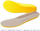 Shoe Insoles, Memory Foam Insoles, Providing Excellent Shock Absorption and Cushioning for Feet Relief, Comfortable Insoles for Men and Women for Everyday Use, L（US M: 9.5-12.5/W: 10.5-13.5） - Yellow — 4