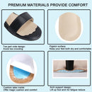 4 Count Pigskin Anti-Slip High Heel Inserts Women, Cushion Insoles for Dress Shoes, Adhesive Sandal Liners for Sweaty Feet Shock Absorb, Insoles for Flats Open Toe Shoes Invisible Barefoot Inserts, L — 2