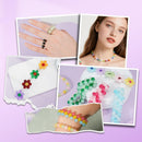 1425Pcs Glass Beads for Jewelry Making, 36 Colors Bracelet Making kit — 7