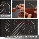 BUTUZE Upholstery Repair Kit, Leather Sewing Kit, Sewing Waxed Thread | 37 Pcs — 6