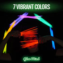 500 Ultra Bright Glow Sticks Bulk Party Pack - Halloween Glow in the Dark Party Supplies Pack - 8" Glowsticks Party Favors with Bracelets and Necklaces | 500 Pack — 7