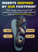 CRUVHEAL Memory Foam Insoles – Soft Cushion Inserts (Men 9.5 - Women 10.5) - Multicolor — 6