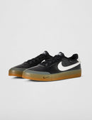 Nike Men's Court Shot Shoes - Black/White/Gum Light Brown — 6